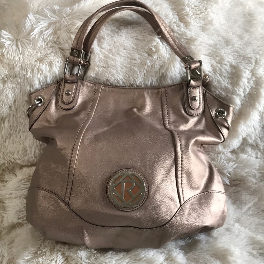 Rosetti bronze metallic satchel medium size